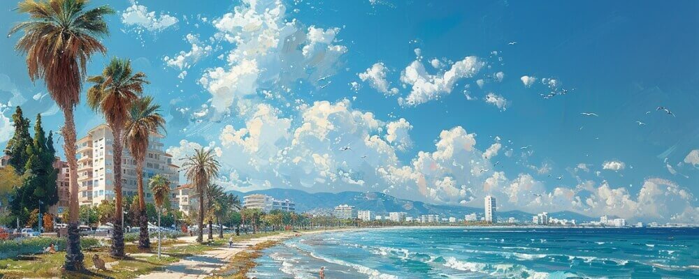 Larnaca Seaside Promenade